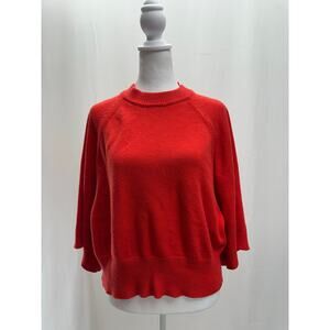 Zara red sweater top M